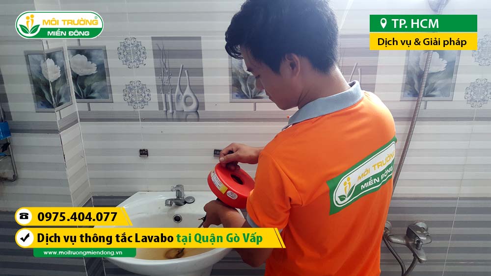Dịch vụ thông tắc Lavabo tại phường 5, Quận Gò Vấp, TP. HCM ☎ 0975.404.077 #moitruong #vietnam #Environmental #việtnam #wc #nhavesinh #HCM